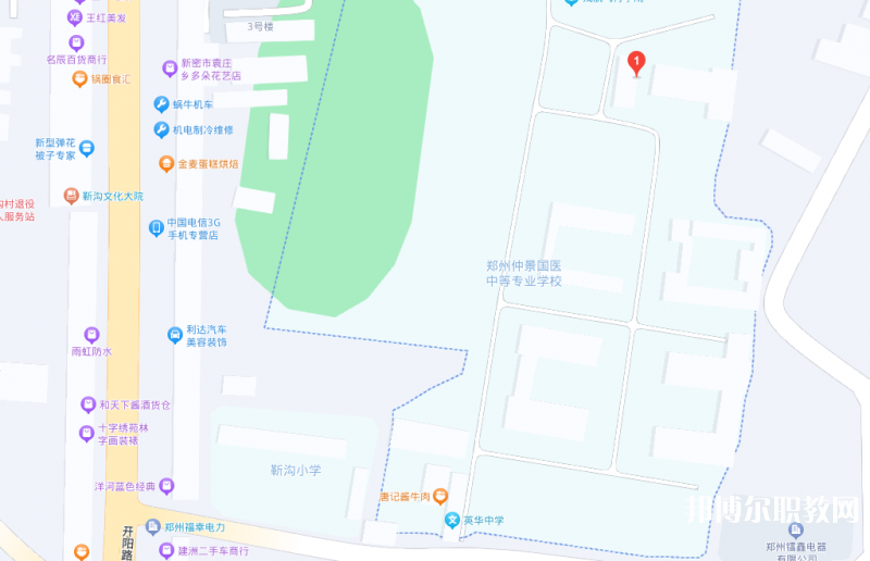 鄭州仲景國醫(yī)中等專業(yè)學(xué)校地址，乘車路線