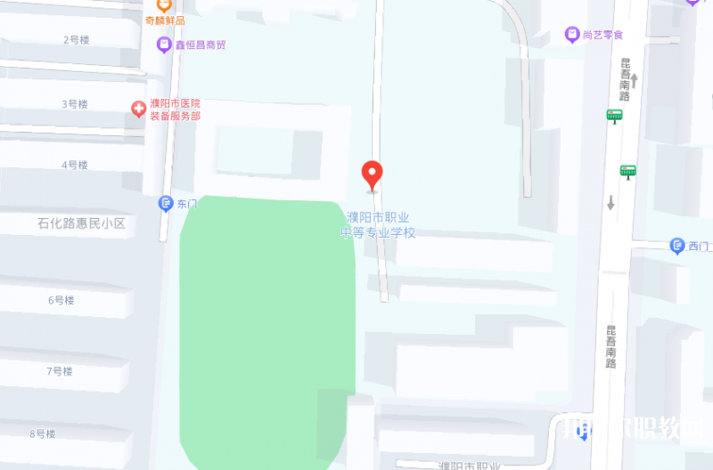 濮陽油田職業(yè)中等專業(yè)學(xué)校地址，乘車路線