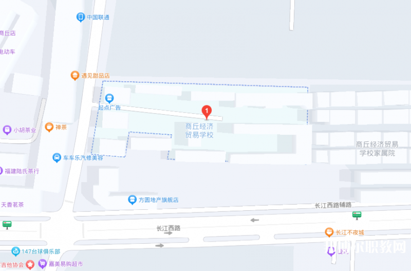 商丘經(jīng)濟(jì)貿(mào)易學(xué)校地址，乘車路線