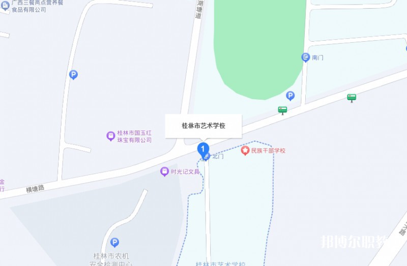 桂林市藝術學校地址，乘車路線