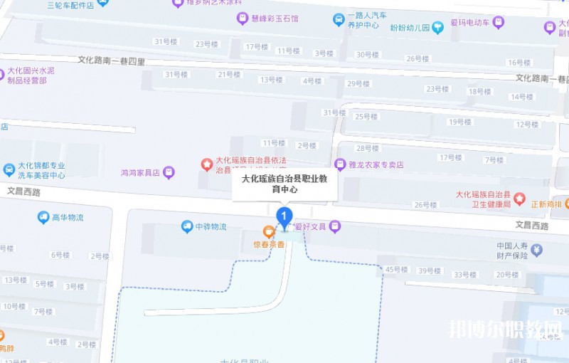 大化瑤族自治縣職業(yè)技術學校地址，乘車路線
